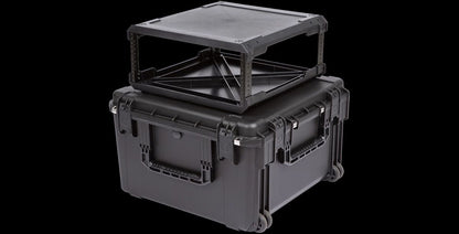 SKB 3i-2424M144U iSeries Case with Removeable 4U Injection Molded 20 Rack Cage, TSA Locking Latches, Wheels