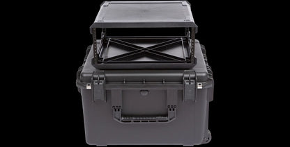 SKB 3i-2424M144U iSeries Case with Removeable 4U Injection Molded 20 Rack Cage, TSA Locking Latches, Wheels