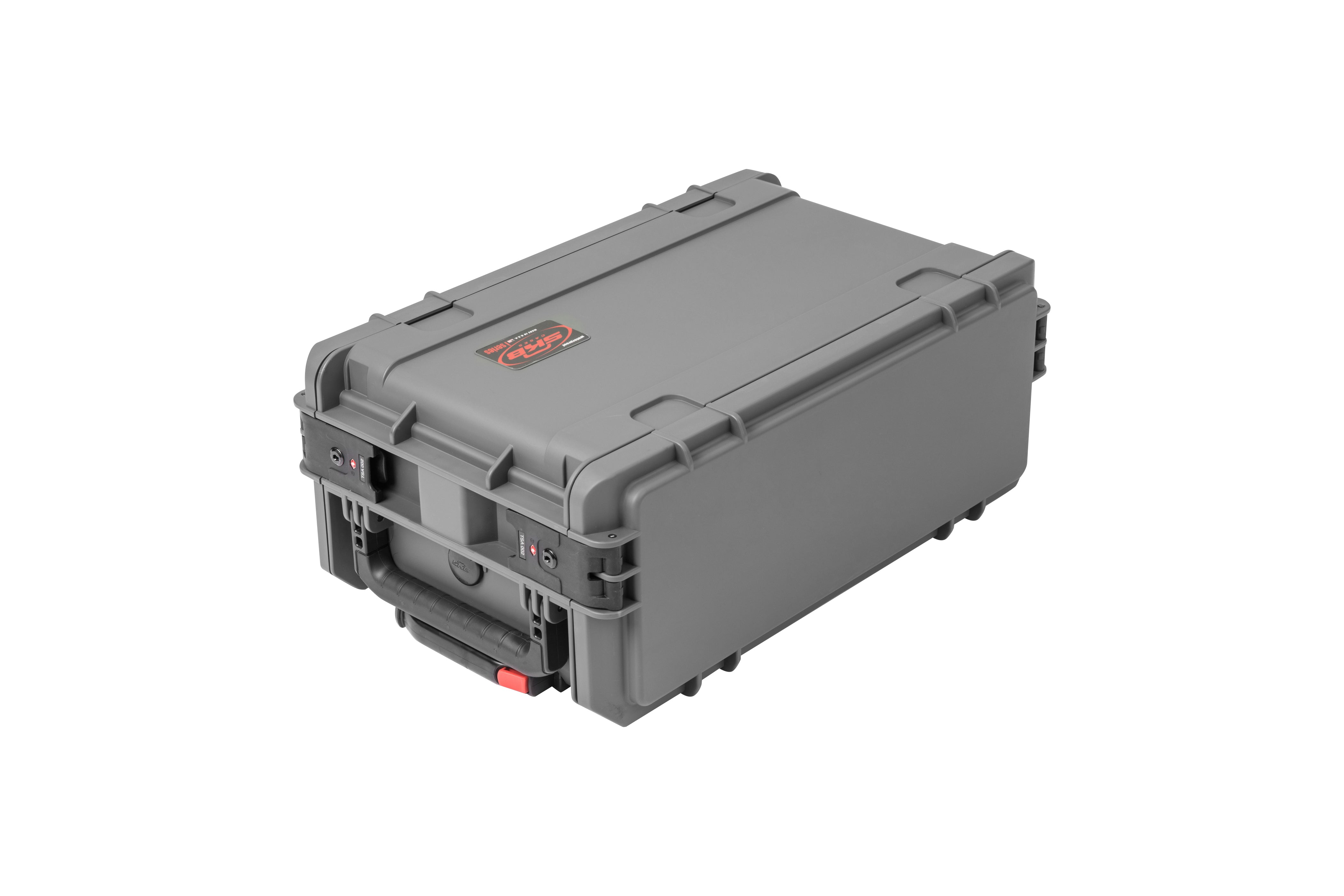 SKB 3i-4U11G-W Dark Gray 4U Injection Molded 11 Deep Rack w/ Wheels and Handle