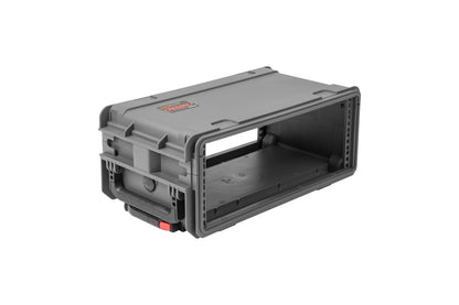 SKB 3i-4U11G-W Dark Gray 4U Injection Molded 11 Deep Rack w/ Wheels and Handle