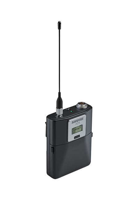 Shure AD1-G57 Digital Wireless Bodypack Transmitter with TA4M (G57: 470 to 616 MHz)
