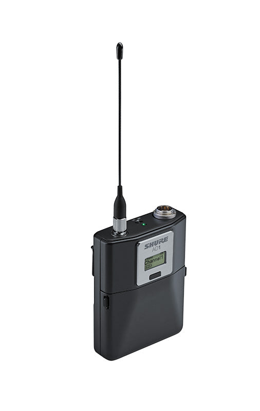 Shure AD1-G57 Digital Wireless Bodypack Transmitter with TA4M (G57: 470 to 616 MHz)