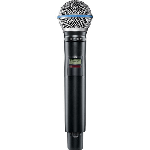 Shure AD2/B58-G57 Digital Handheld Wireless Microphone Transmitter w/ Beta 58A Capsule (G57: 470 to 616 MHz)