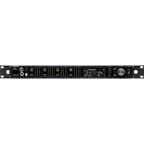 Shure AD4QUS-A Axient Digital Four-Channel Wireless Receiver (A: 470 to 636 MHz)