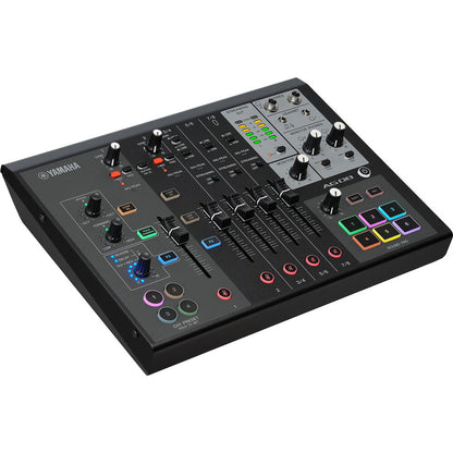 Yamaha AG08-B Black 8-Channel Mixer/USB Interface for IOS/Mac/PC