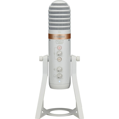 Yamaha AG01 Live Streaming USB Microphone (White)