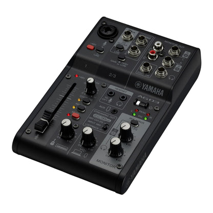 Yamaha AG03MK2 3-Channel Mixer & USB Audio Interface (Black)