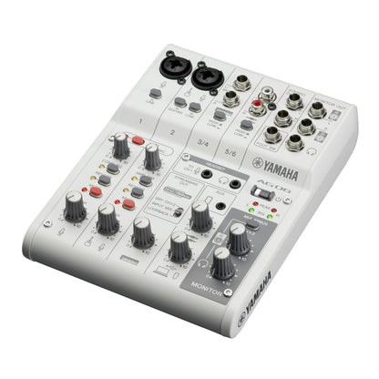 Yamaha AG06MK2 6-Channel Mixer and USB Audio Interface (White)