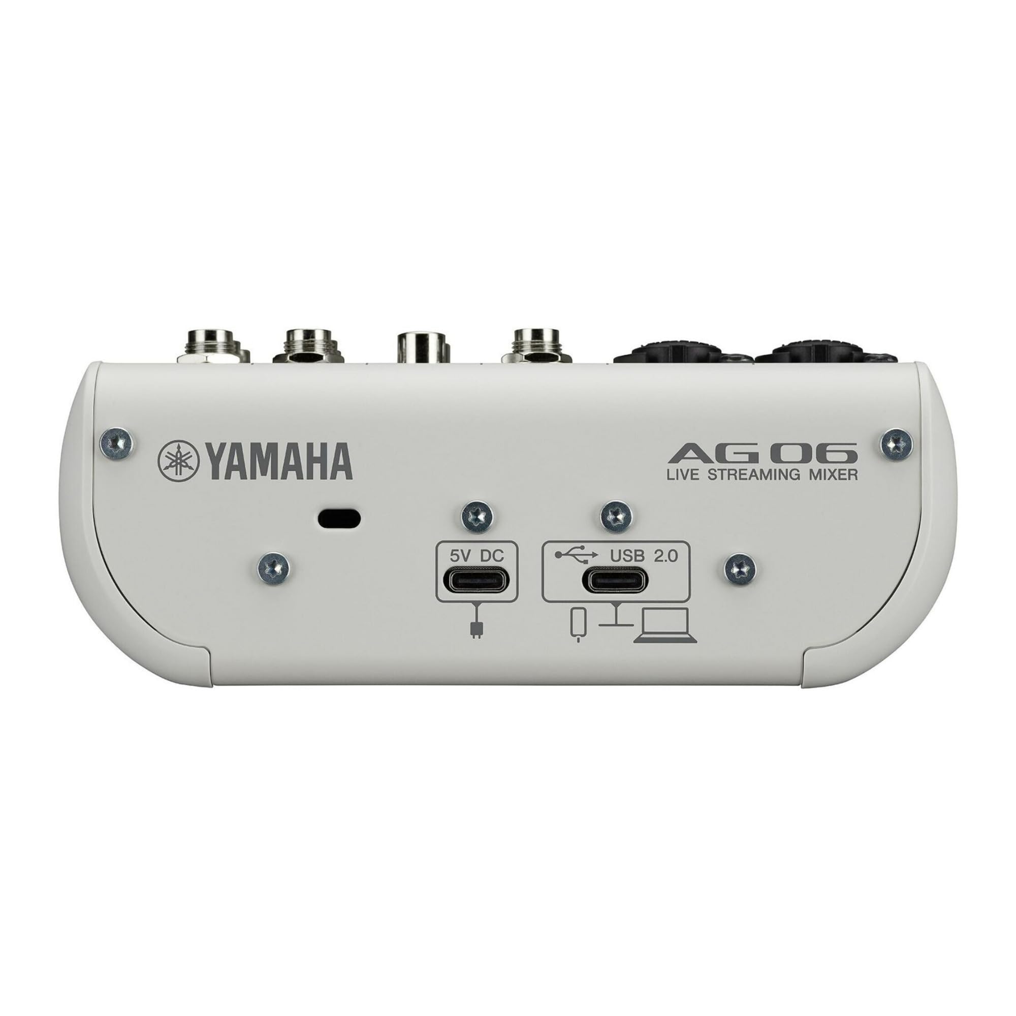 Yamaha AG06MK2 6-Channel Mixer and USB Audio Interface (White