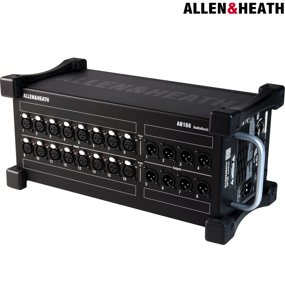 Allen & Heath AB168 Portable AudioRack 16 x 8 Audio Interface Stage Box for GLD and Qu Digital Mixing Systems