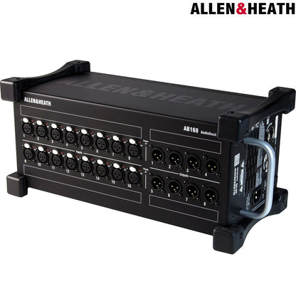 Allen & Heath AB168 Portable AudioRack 16 x 8 Audio Interface Stage Box for GLD and Qu Digital Mixing Systems