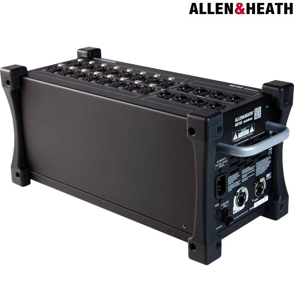 Allen & Heath AB168 Portable AudioRack 16 x 8 Audio Interface Stage Box for GLD and Qu Digital Mixing Systems