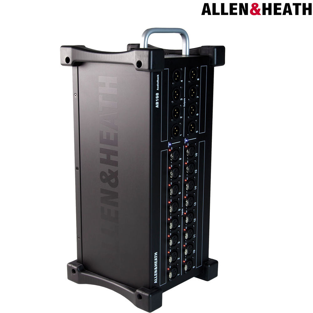 Allen & Heath AB168 Portable AudioRack 16 x 8 Audio Interface Stage Box for GLD and Qu Digital Mixing Systems