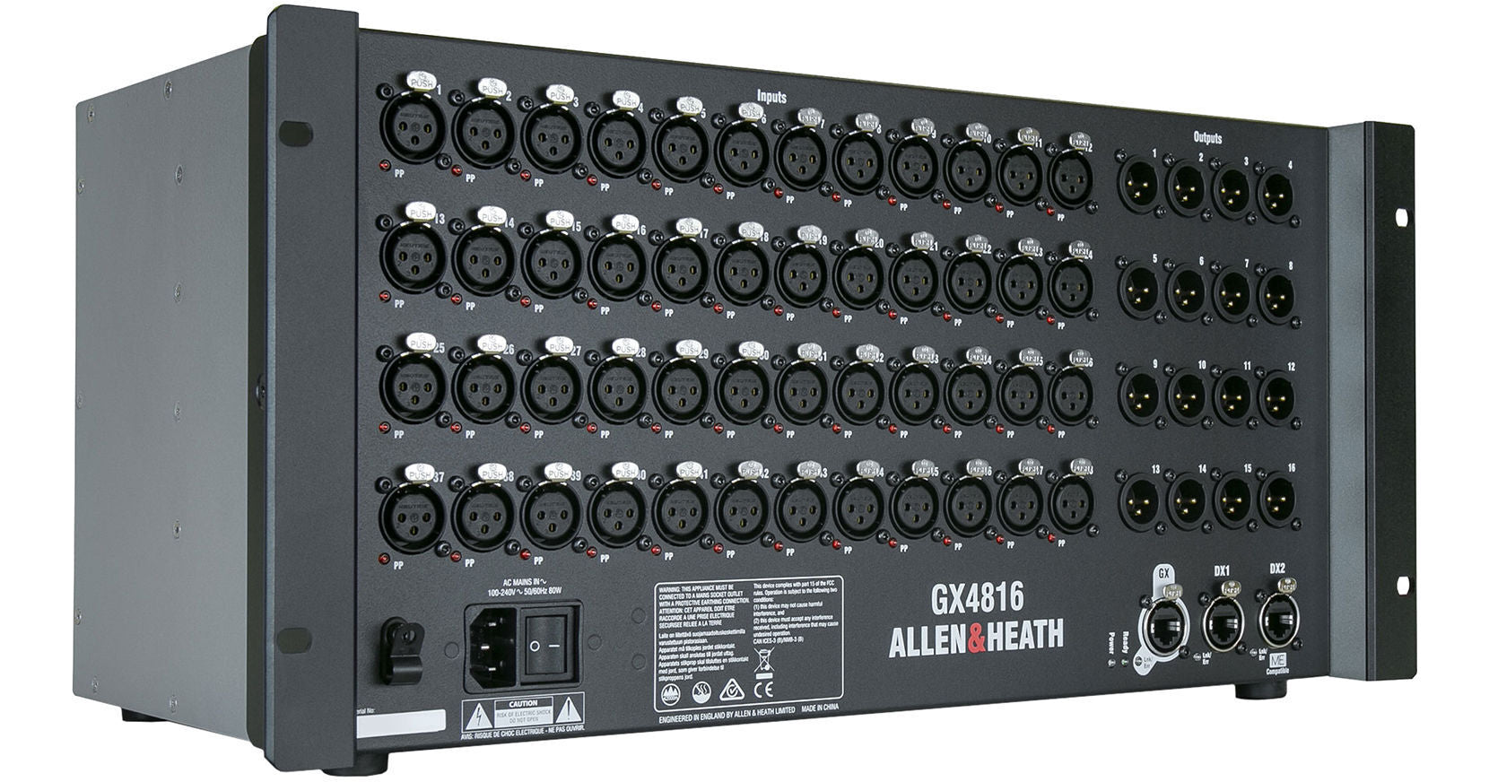 Allen & Heath GX4816 48x16 XLR In/Out Portable GX Expander with DX Sockets