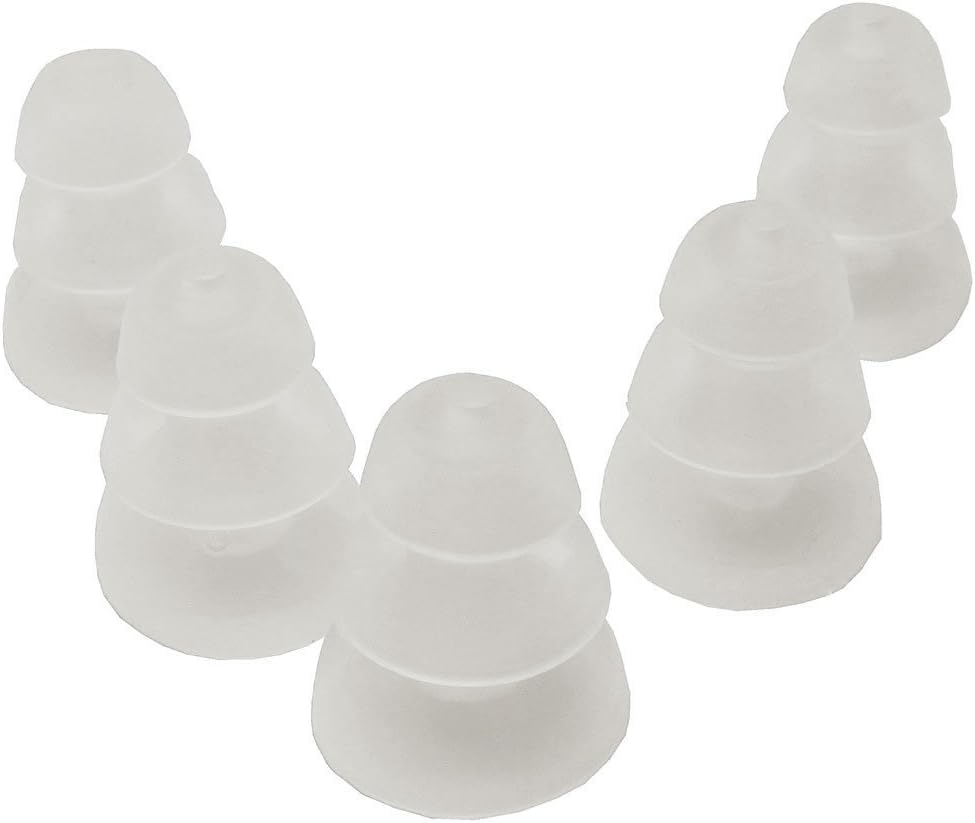 Etymotic AMS-ER38-18CL-4SX Clear 3-flanged eartips - ER4SR/XR 5 pair