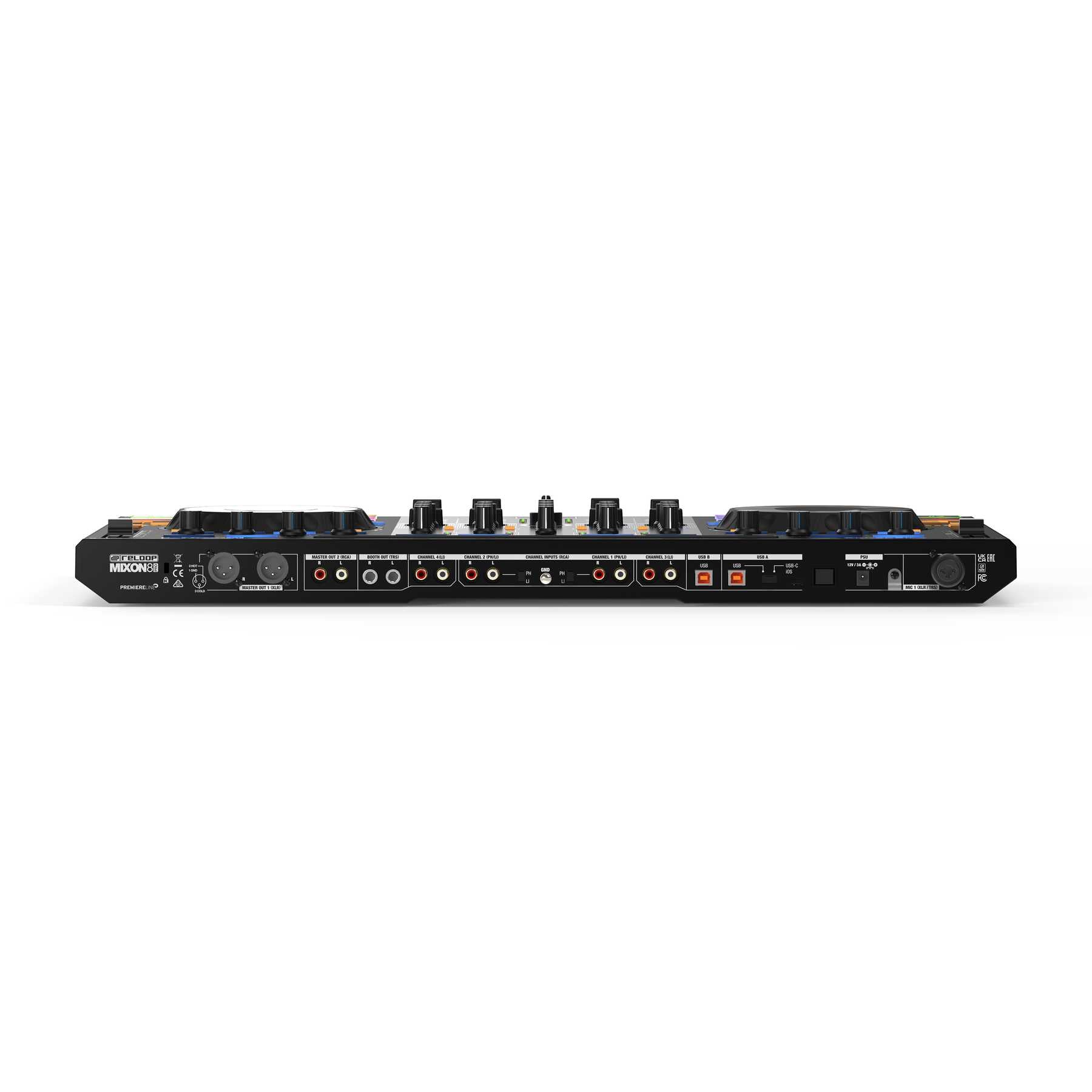 Reloop Mixon 8 Pro 4-Channel Performance Controller for Serato & DJAY