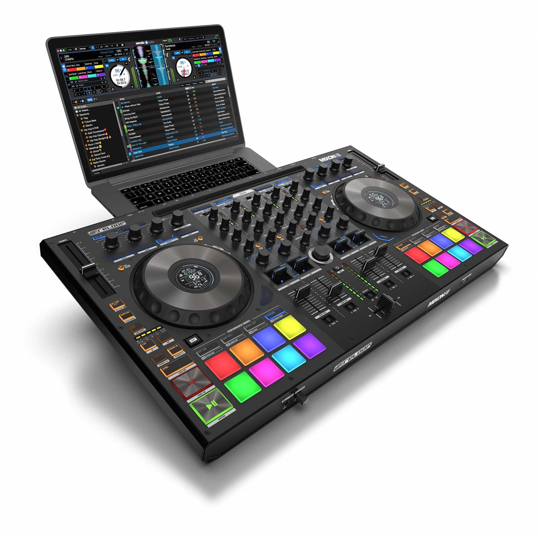 Reloop Mixon 8 Pro 4-Channel Performance Controller for Serato & DJAY