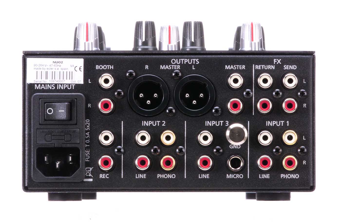 Ecler DJ AMS-NUO-2.0 Analogue Mixer Unit