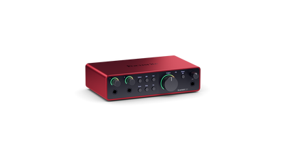 Focusrite Scarlett 2i2 2x2 USB Audio Interface 4th Gen for Singer/Songwriters