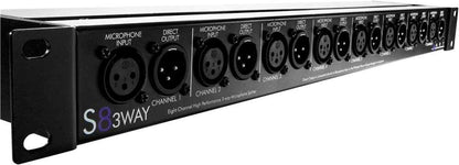 ART S8-3Way Eight Channel Three-Way Mic Splitter - 3 Outputs Per Channel