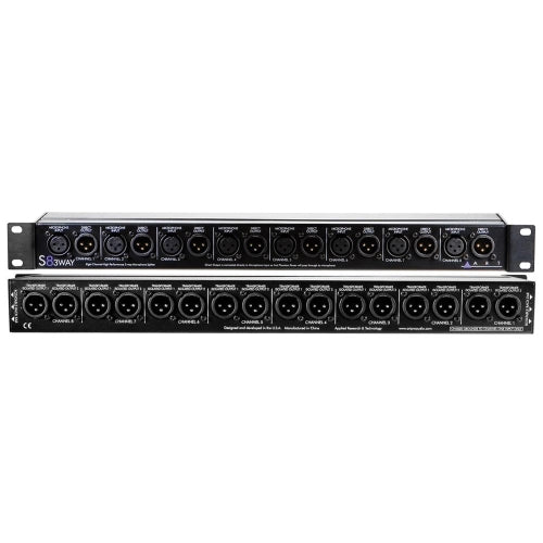 ART S8-3Way Eight Channel Three-Way Mic Splitter - 3 Outputs Per Channel