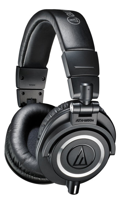Audio-Technica ATH-M50x Professional Studio Monitor Headphones Detachable Cable