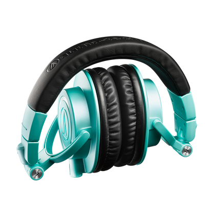 Audio-Technica ATH-M50xIB Limited-Edition Professional Studio Monitor Headphones, Ice Blue