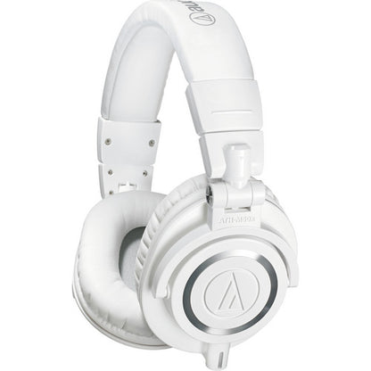 Audio-Technica ATH-M50XWH Professional Studio Monitor Headphones (White)