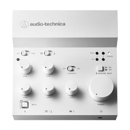 Audio Technica AT-UMX3WH Livestreaming USB Audio Mixer