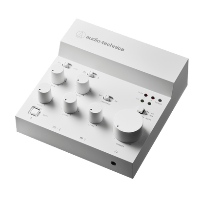 Audio Technica AT-UMX3WH Livestreaming USB Audio Mixer
