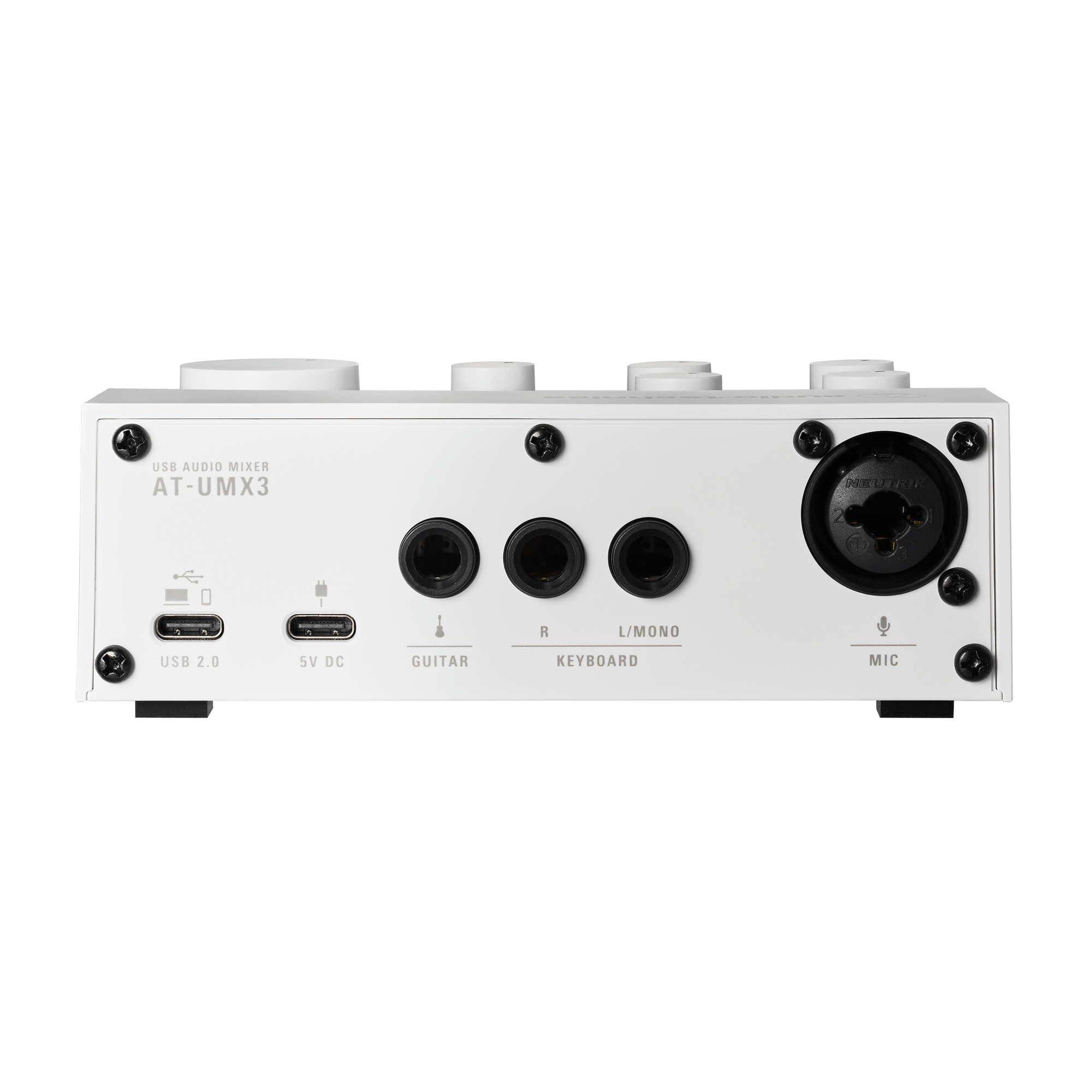 Audio Technica AT-UMX3WH Livestreaming USB Audio Mixer