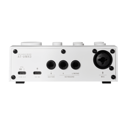 Audio Technica AT-UMX3WH Livestreaming USB Audio Mixer