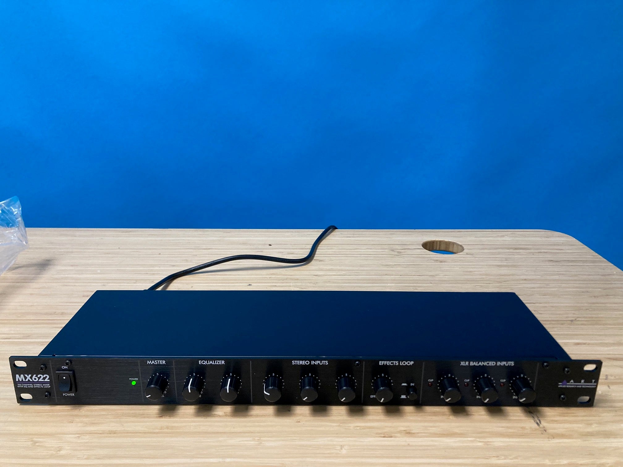 ART MX622 6 Ch (1U) Stereo Mixer w/ EQ/EFX Loop