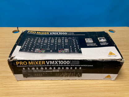 Behringer VMX1000USB Professional 7-Channel Rack-Mount DJ Mixer