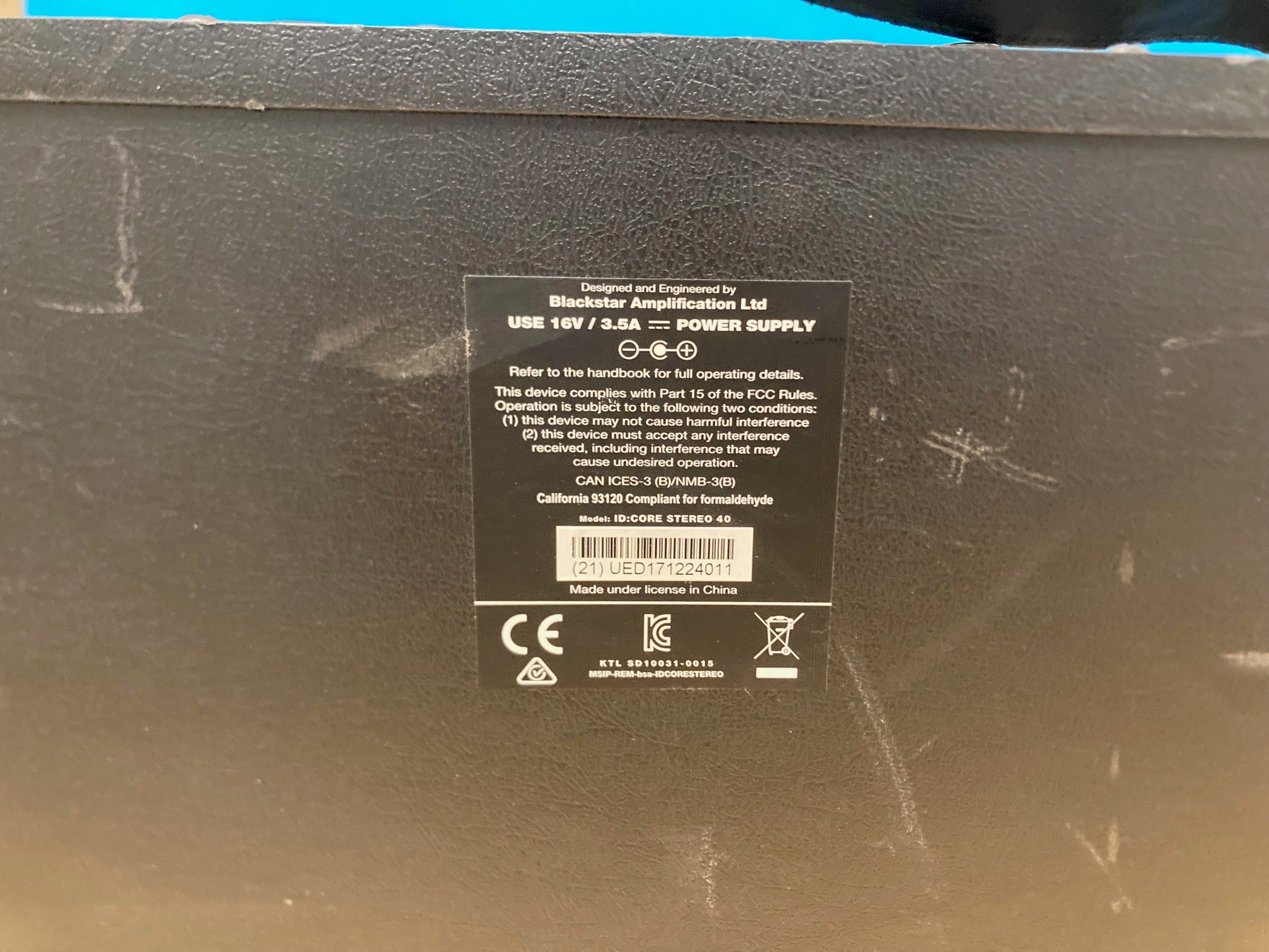 Blackstar ID:Core 40 V2 2x6.5 2x20-watt Stereo Combo Amp with Effects