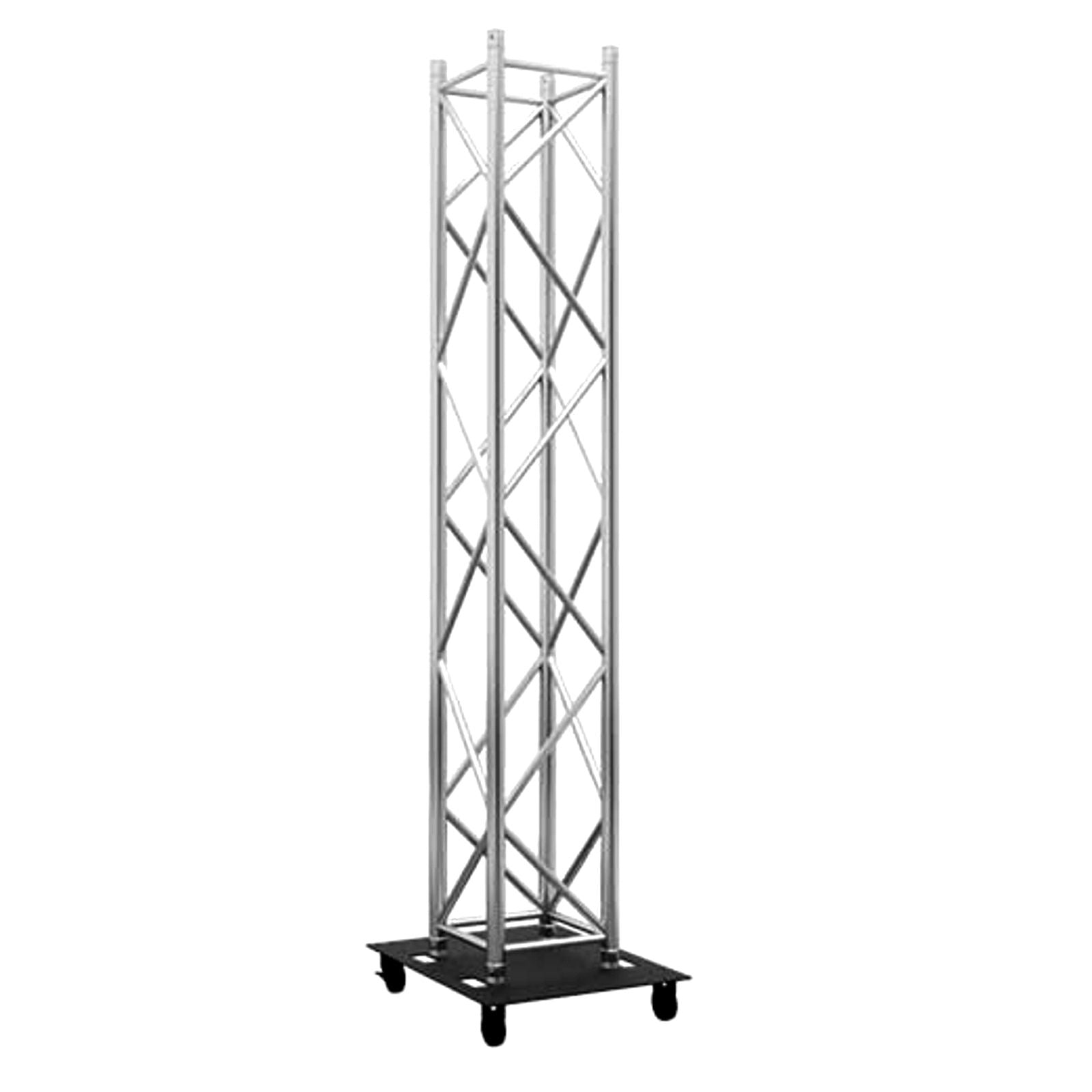 Global Truss Steel Base Plate with Casters Wheels 24 x 30 [Base Plate 24X30WC]