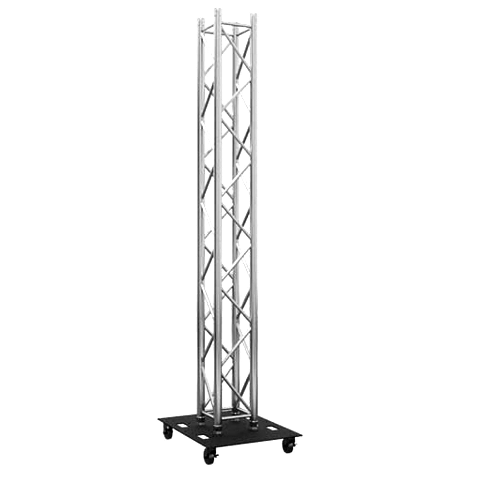 Global Truss Steel Base Plate with Casters Wheels 24 x 30 [Base Plate 24X30WC]