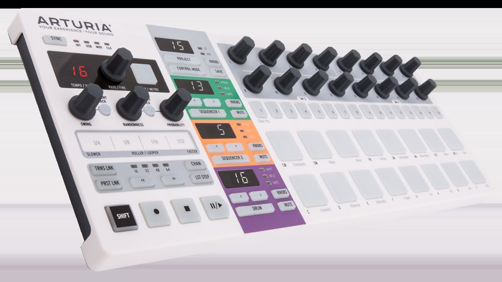 Arturia BeatStep Pro MIDI USB Analog Digital Drum Controller