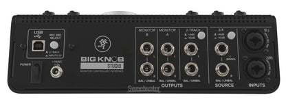 Mackie BIGKNOB-STUDIO 3x2 Studio Monitor Controller | 192kHz USB I/O