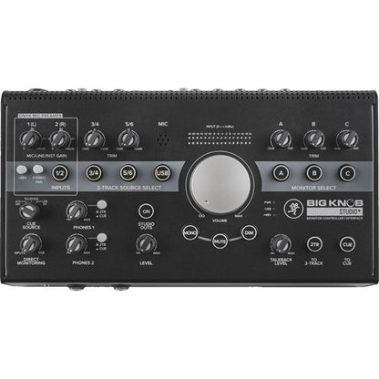 Mackie BIGKNOB-STUDIO+ 4x3 Studio Monitor Controller | 192kHz USB I/O