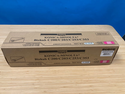 Konica-Minolta Bizhub C200/C203/C253/C353 Magenta Toner