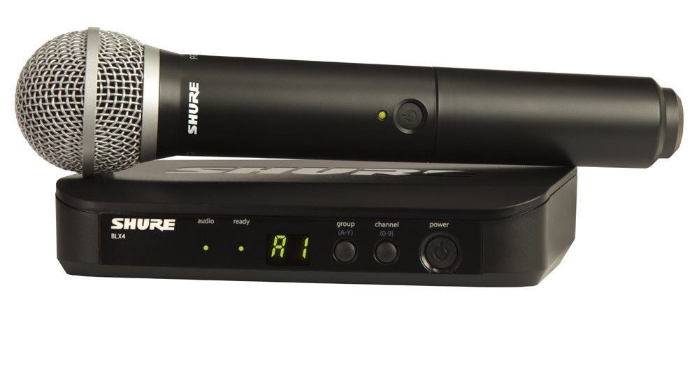 Shure BLX24/PG58-J11 Wireless Vocal System, J11: 596 to 616 MHz