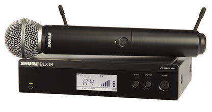 Shure BLX24R/SM58 Rackmount Wireless Handheld Microphone System with SM58 Capsule (H10: 542 to 572 MHz)