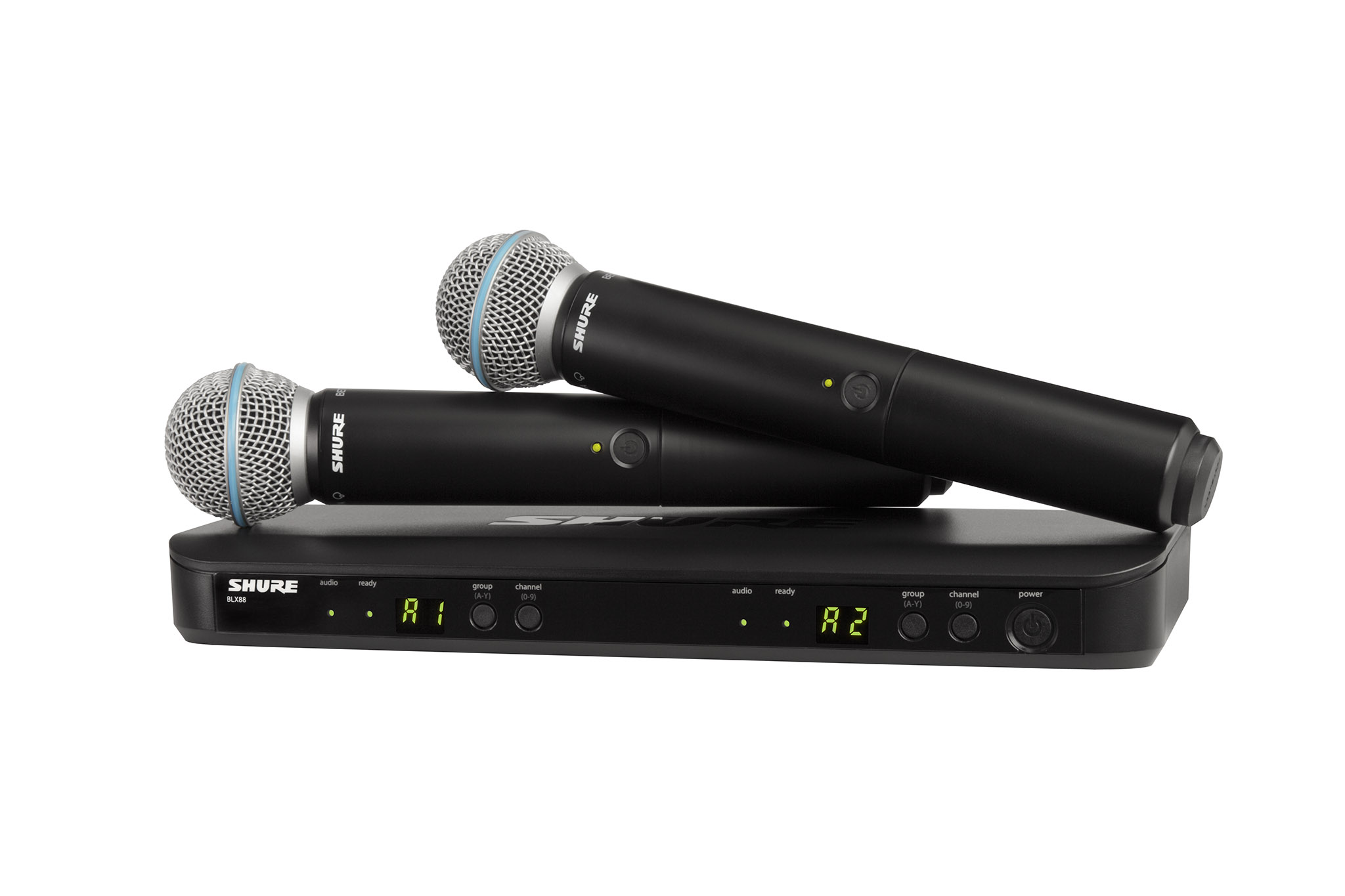 Shure BLX288/B58-H10 Wireless Handheld Microphone System with Beta 58A (H10: 542 to 572 MHz)