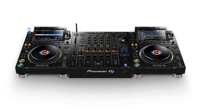 Pioneer DJ DJM-A9 4-Channel Digital Pro-DJ Mixer with CDJ-3000 High-Resolution Pro-DJ Multiplayer Bundle