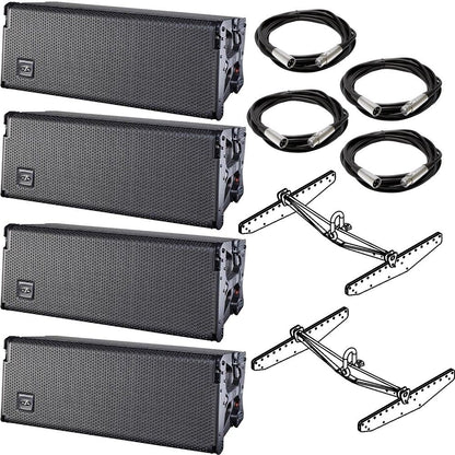 D.A.S Audio EVENT 208A 3-Way Double 8 Powered Line Array 4 Speaker Bundle