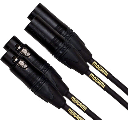 Mogami GOLD-STUDIO-15 Gold Studio XLR Female to XLR Male 15' Microphone Cable - PAIR