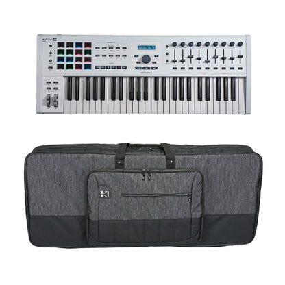 Arturia KeyLab 49 Mkii 49 Key Keyboard Controller w/Kaces KB3513 Luxe Series Bag