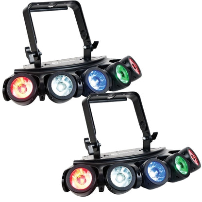 American DJ Penta Pix 5-Head 4-in-1 LED RGBW Beam DJ Effect Light PAIR
