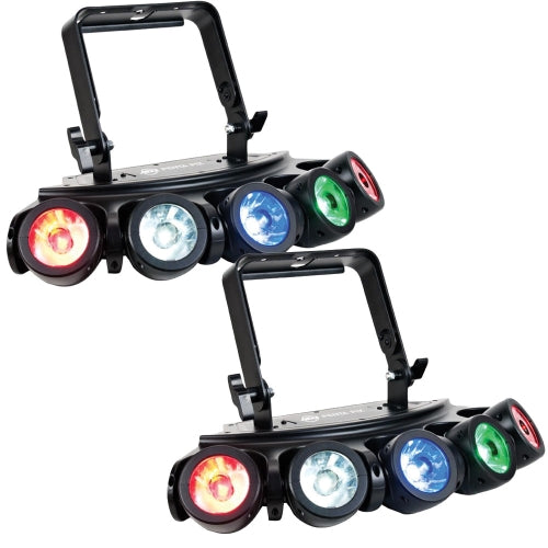 American DJ Penta Pix 5-Head 4-in-1 LED RGBW Beam DJ Effect Light PAIR